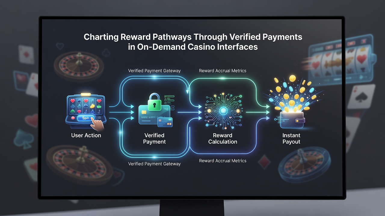 Visualisierung von Belohnungspfaden und verifizierten Transaktionen in Casino-Apps
