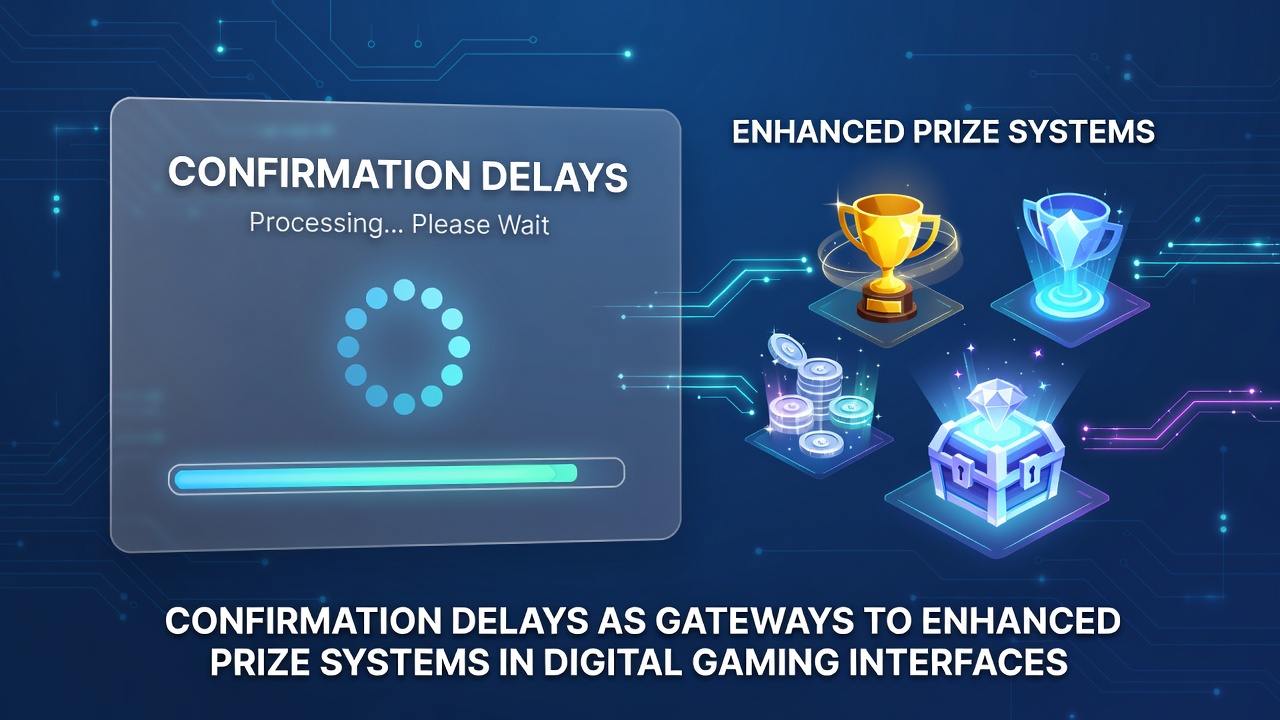 Illustration von Verifizierungsworkflows und erweiterten Gewinnsystemen in mobilen Gaming-Apps