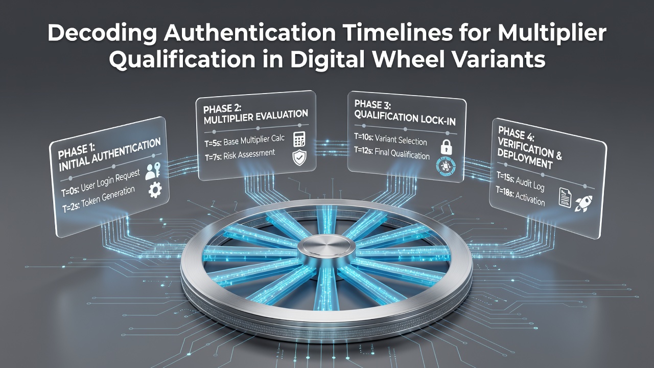 Darstellung von Authentifizierungsprozessen in digitalen Walzenspielen mit Zeitachsen und Multiplikator-Qualifikationsstufen
