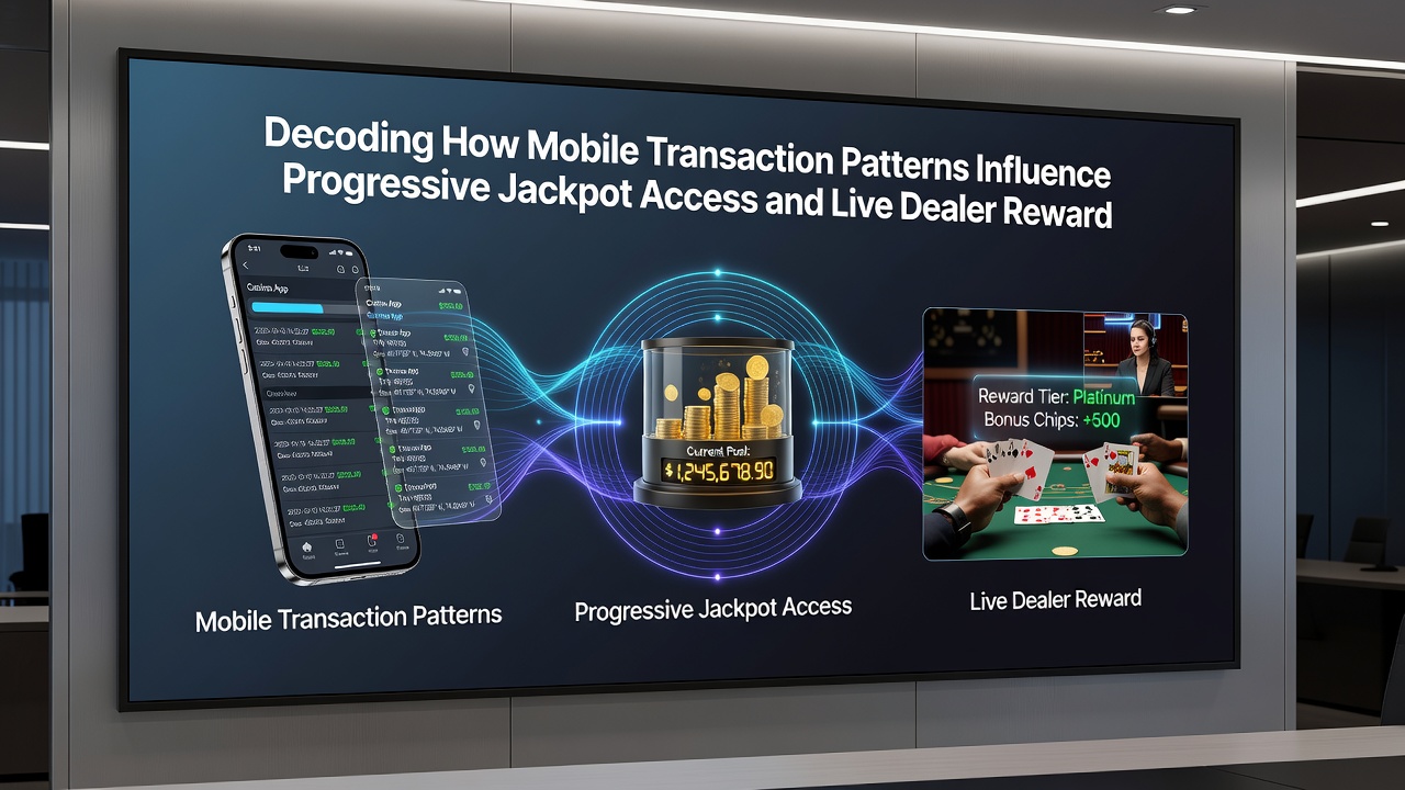 Darstellung von Transaktionsflüssen zu Jackpot-Pools und Live-Dealer-Belohnungen in mobilen Umgebungen